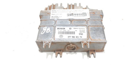 Módulo De Injeção Vw Gol 1.0 8v Mi 377906021fh Bosch