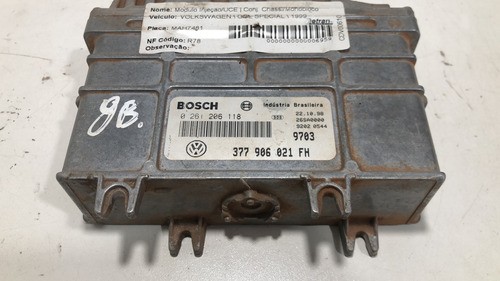 Módulo De Injeção Vw Gol 1.0 8v Mi 377906021fh Bosch