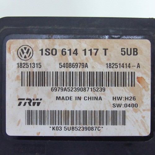 Módulo Abs Vw Up Tsi / Cross Tsi 2015 2016 2017 1so614117t