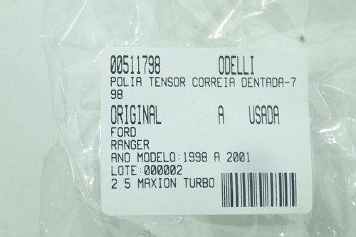 Polia Tensor Correia Dentada Ranger 98/01 Usado (798)