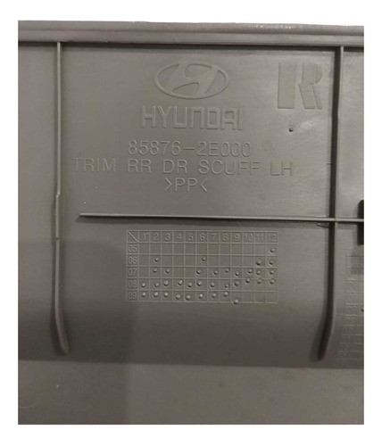 Acabamento Porta Malas Hyundai Tucson 2008 2016 Esquerdo