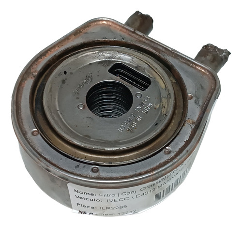 Radiador Resfriador Óleo Trocador Calor Iveco Daily 97/2007