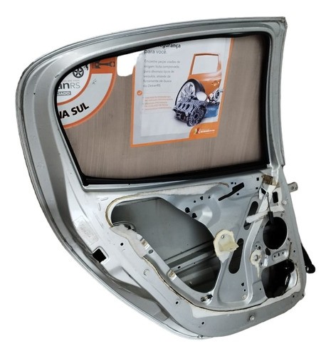 Porta Friso Peugeot 206 207 Traseira Esquerda 1999 2010