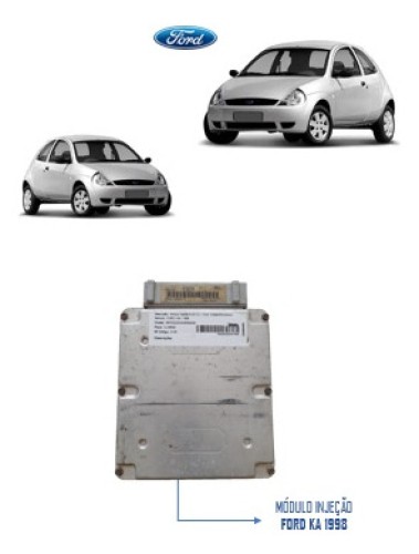 Módulo Central Injeção Ford Ka 1.0 8v Endura 1998 1999 2000