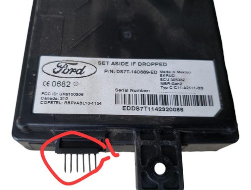 Modulo Sensor Estacionamento Ford Fusion Amw 2014 2015 2016