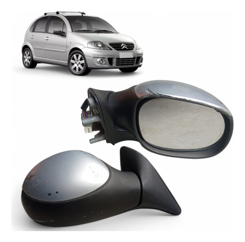 Retrovisor Lado Direito Citroën C3 Picasso 2001 A 2004
