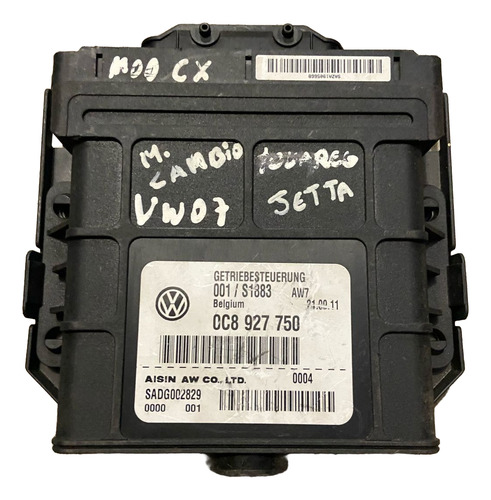 Módulo Câmbio Touareg 3.6 V6 4.2 V8 2010 2011 2012 A 2016