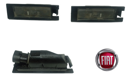 Lanterna Luz De Placa Fiat Palio Attractive 2012 A 2019 Par