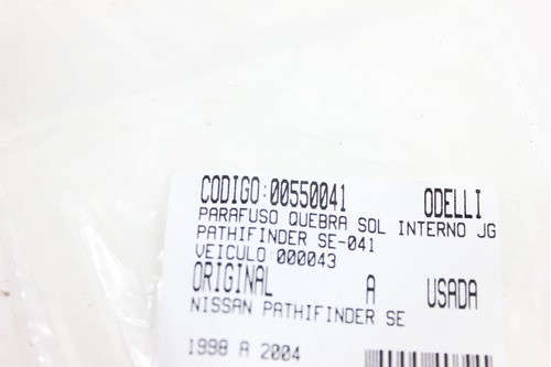 Parafuso Quebra Sol Int Jg Pathifinder Se 98/04 Us (041)