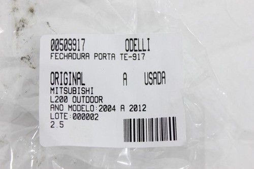 Fechadura Porta Te L200 Outdoor 04/12 Usado (917)