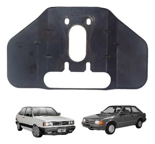 Chapa Defletor Calor Carburador Gol Escort Cht 1.6 Ap 1.8