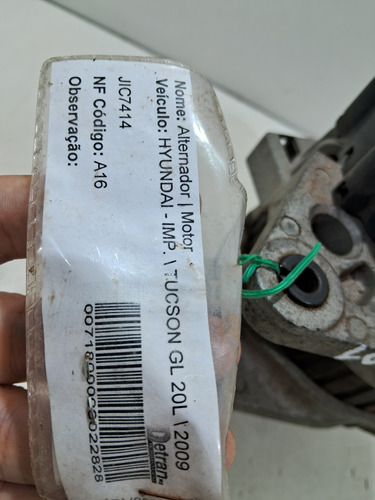 Alternador Hyundai Tucson Gl 20l 2009 Cxa1 (av)