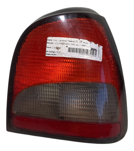 Lanterna Traseira Vw Gol Gti Tsi Bola G2 Lado Direito Arteb