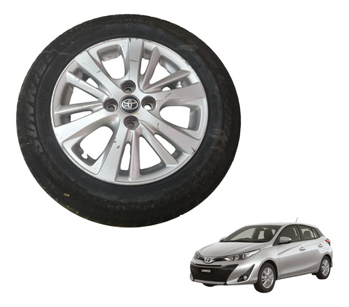 Roda Aro 15 Liga Leve Toyota Yaris 2019 2020 2021 2022