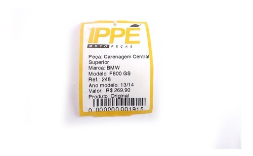 Carenagem Central Superior F 800 Gs Bmw (248)