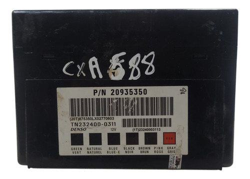 Módulo Conforto Gm Captiva 2.4 2011 A 2014 (al) 20935350