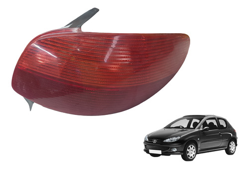 Lanterna Traseira Peugeot 206 1998 1999 2000 2001 2002 2003