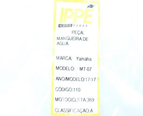 Mangueira De Água Yamaha Mt07 Mt 07 (369)