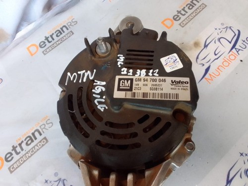 Alternador Gm Agile 1.4 2011/.. 60a 94700046  13811