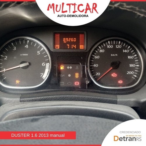 Duster 1.6 2013  Em Peças  Caixa Motor 89 Mil Km 