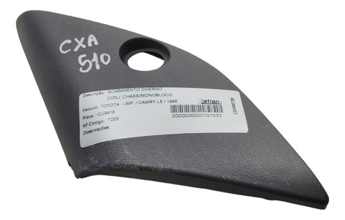 Acabamento Retrovisor Esquerdo Ford Ka 97/07 (al) Adl Cxa510
