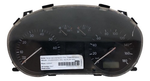 Painel De Instrumentos Volkswagen Gol Saveiro Parati G3