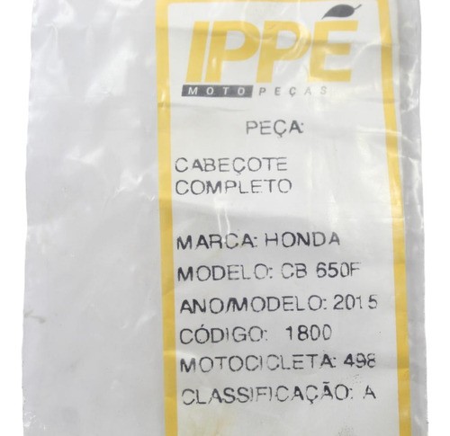 Cabeçote Completo Cb 650f (498)