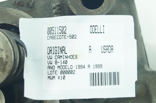 Cabeçote Vw 8-140 94/99 Usado (502)