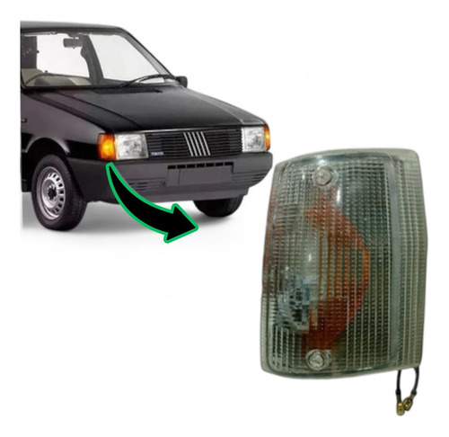Pisca Cristal Dianteiro Lado Direito Fiat Uno Elba 1987/1990