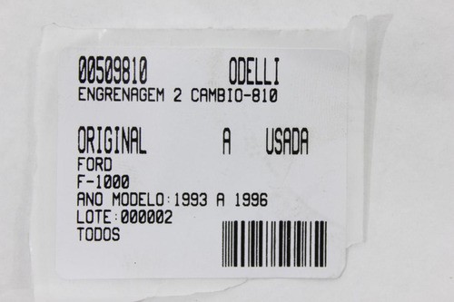 Engrenagem 2 Câmbio F-1000 93/96 Usado (810)