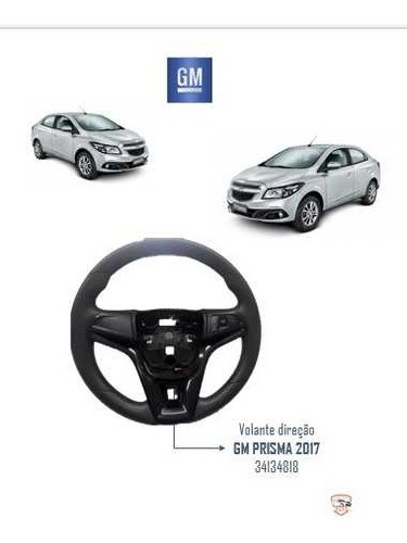  Volante Direção Gm Prisma 2017 34134818