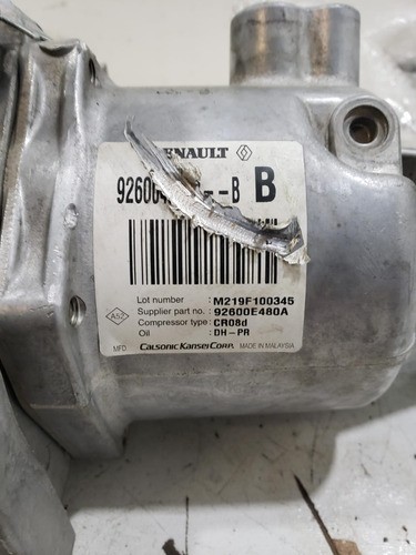 Compressor Ar Condicionado Renault Sandero 1.0 2020 2021