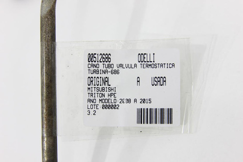 Cano Tubo Válvula Termostática Turbina Triton Hpe 08/15 Us (