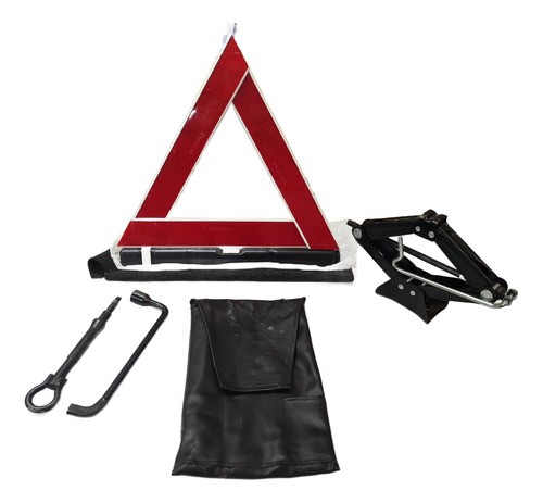 Kit Macaco Chave Roda Triangulo Reboque Peugeot 208 Original