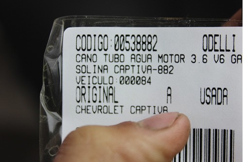 Cano Tubo Gua Motor 3.6 V6 Gasolina Captiva 08/15 (882)