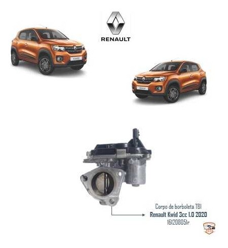 Corpo  De Borboleta Tbi Renault Kwid 3cc 1.0 2020 161208051r