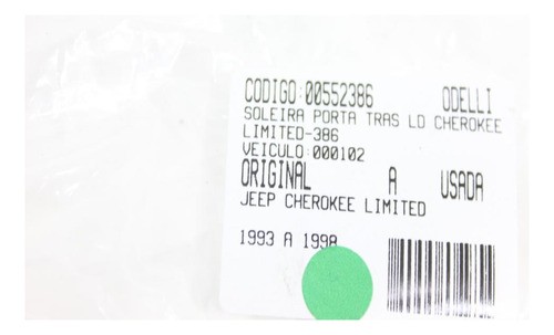 Soleira Porta Tras Ld Cherokee Limited 93/98 Us (386)