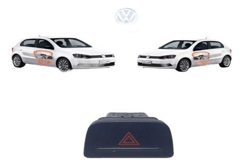 Botao Interruptor Pisca Alerta Volkswagen Gol G6 2014