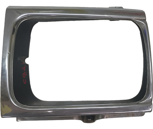 Aro Moldura Suporte Farol Hilux Cromado 1998 2004 Esquerdo