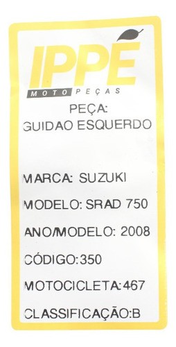 Guidão Esquerdo Suzuki Srad 750 (467)