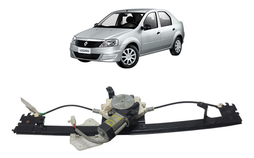 Máquina Vidro Dianteira Direita Renault Logan 2009 (al)