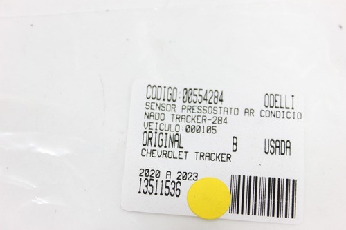 Sensor Pressostato Ar Condicionado Tracker 20/23 Usado (284)