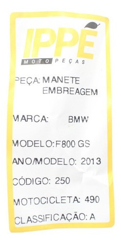 Manete Embreagem Bmw F800 Gs (490)