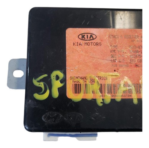 Modulo Central Alarme Kia Sportage 2006 2007 2008 2009 2010