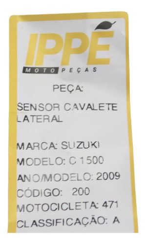 Sensor Cavalete Lateral Boulevard C1500 (471) 2009