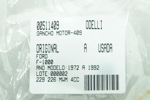 Gancho Motor F-1000 72/92 Usado (409)