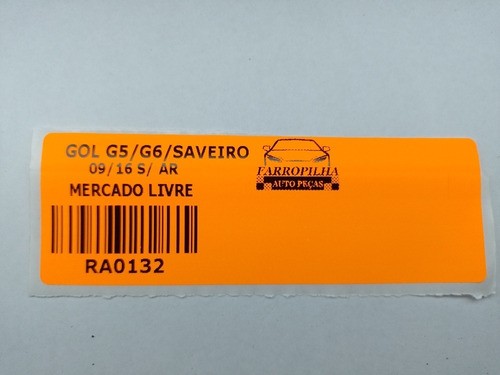 Kit Radiador Completo Gol G5 / G6 / Saveiro 09/16 S/ Ar 