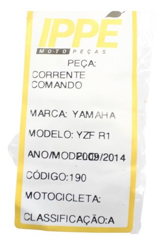 Corrente Comando Yamaha Yzf R1