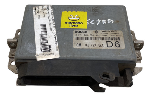 Módulo De Injeção Gm Vectra 2.0 16v 93252386 D6 Bosch
