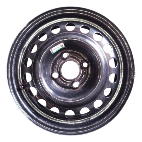 Roda De Ferro Aro 14 Preta Gm Chevrolet Corsa Pick Up